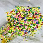Mixed Sugar Sprinkles ( Yellow Blue Pink)- 50g
