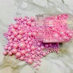 Mixed Pink Sugar Balls 100g