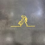 mom to be cut out   - acrylic gold