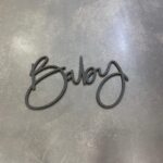 Baby Acrylic black side topper medium