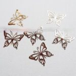 Butterfly - Acrylic gold  cutout set of 6pcs