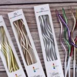 Metallic Birthday Candles 6 pcs Multy/Silver/Rose Gold/Gold/Red