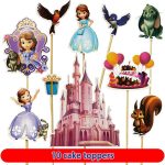 Sofia Cake Topper 10 pcs set