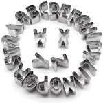 Alphabet Cutter Set 25mm 26pcs - Stainless Steel