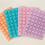 Alphabet upper case, Numbers & Symbols - 48 Cubes Silicone Mold