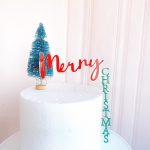 Merry Christmas Cake Topper- Type 11