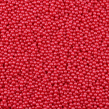Red Sugar Balls Sprinkles 4mm - 50g