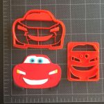 Mcqueen Logo Cookie Cutter 2pcs set