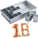 NUMBER LETTER ALUMINIUM CAKE PAN 13s SET