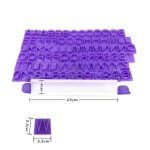 Big Plastic Letters & Numbers Embosser stamp Set