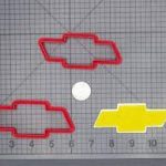 Chevrolet Logo Cookie Cutter 2 pcs Set