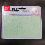 Alphabets Acrylic Sweet Cake Stamp # 3