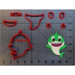 Grandpa Shark Plastic Cookie Cutter Set - Pinkfong