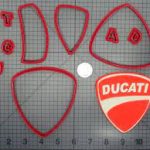 Ducati Logo Cookie Cutter 10pcs Set
