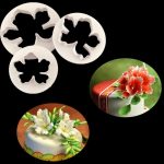 Hibiscus Plastic Cutter 3 Pcs Set