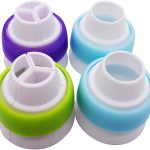 4Pcs/set Russian Piping Nozzles Coupler for Base 1.46 inch (3.7cm)