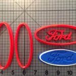 FORD Logo Cookie Cutter 3 pcs set