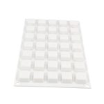 Mini Square White Silicone Cake Mold