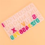 Alphabet & Number Large Silicone Molds