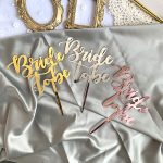 Bride To Be (Gold/Silver/Rose Gold) - Acrylic Topper