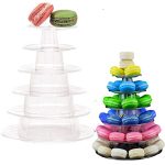 6 Tiers Plastic Macarons Display Racks