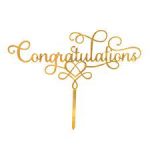 Cake Topper Congratulations