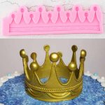Big Crown Lace Border Silicone Mold