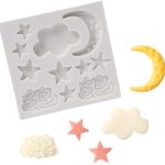 Cloud Stars Moon Shaped Silicone Mold
