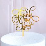 Thank You - Acrylic Topper