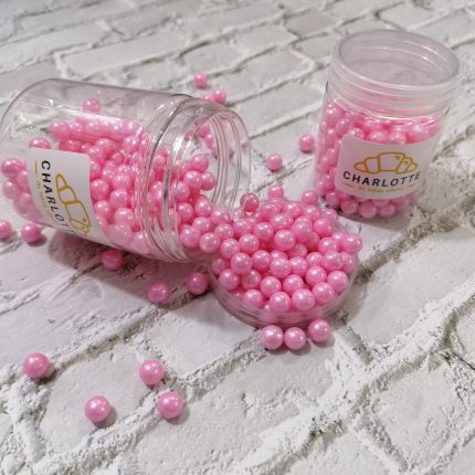 Pink Sugar Sprinkles 8mm - 100g pack
