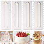 Scraper Set (White) Plastic 4 pcs