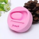 Silicon Fondant Mould Baby Shoe with Bow and Lace