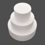 Styrofoam Round Cake Dummies (15cm height)