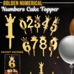 0-9 Acrylic Number Topper 3 inches