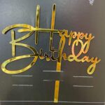 Happy Birthday Acrylic Topper 5 inch