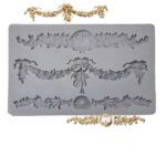 Silicon Mould Relief Floral Vine  (19*12cm)