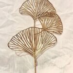 Gynko leaf  Gold