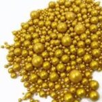 Mixed Gold  Sugar Balls 50 Gm