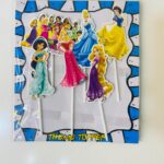 DISNEY PRINCESS PAPER CAKE TOPPER