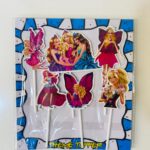 BARBIE PAPER CAKE TOPPER