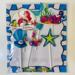 MERMAID PAPER CAKE TOPPER