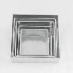 Aluminium Square Baking Pan moulded