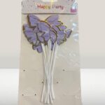 10 pcs Paper Butterfly  Decoration with stick