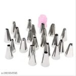 23 in 1 Cake Nozzles with Coupler – Complete Icing Tip Set for Bakers