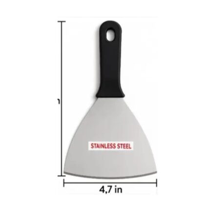 Wide Stainless Steel Cake & Dough Scraper