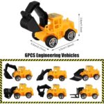 6 in 1 JCB Shovels and Machinery Toy Topper