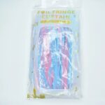 Foil Fringe Curtain Blue and Pink