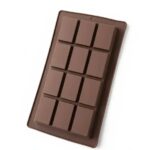 Silicone Chocolate Bar Mold – 12-Cavity Classic Block Style | CM213
