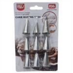 9 in 1 Cake Nozzles Set – Multi-Design Icing Tips for Creative Cake Decorating