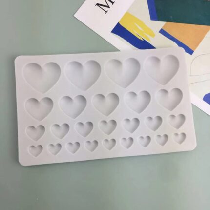 25 In 1 Heart Fondant Mold
